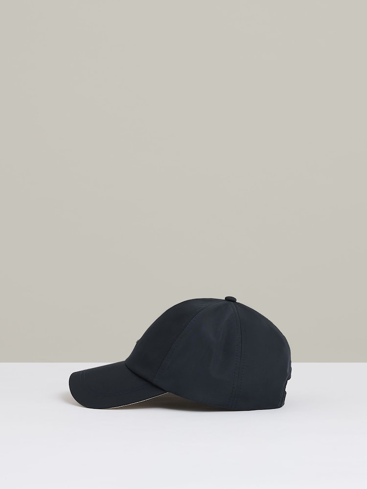 Reiss Navy Emery Logo Lettering Baseball Cap - Image 3 of 5