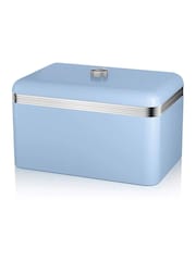 Swan Blue Retro Bread Bin - Image 2 of 7