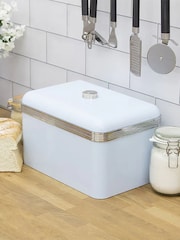 Swan Blue Retro Bread Bin - Image 7 of 7