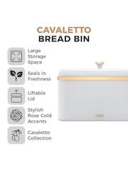 Tower White Cavaletto Bread Bin - Image 2 of 7
