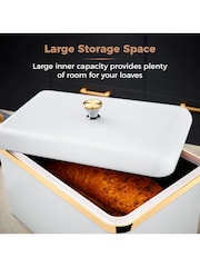 Tower White Cavaletto Bread Bin - Image 3 of 7