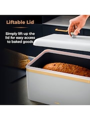 Tower White Cavaletto Bread Bin - Image 5 of 7