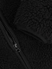 Reiss Black Snoop 9-13 yrs Unisex Fit McLaren F1 Team Embroidered Fleece Jacket - Image 8 of 8