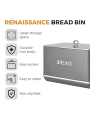 Tower Grey Renaissance Bread Bin - Image 2 of 7