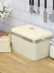 Swan Cream Retro Bread Bin - Image 1 of 8