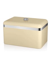 Swan Cream Retro Bread Bin - Image 2 of 8
