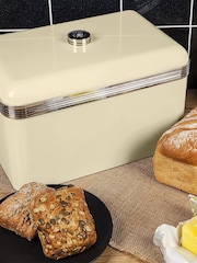 Swan Cream Retro Bread Bin - Image 7 of 8