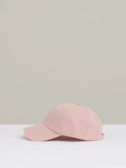 Reiss Washed Pink Elias Cotton Logo-Embroidered Baseball Cap - Image 3 of 5