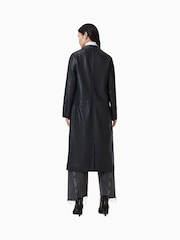 AllSaints Black Aire Coat - Image 8 of 9