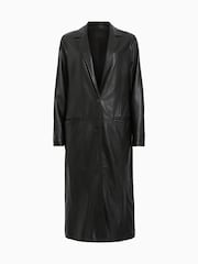 AllSaints Black Aire Coat - Image 9 of 9