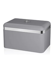 Swan Grey Retro Bread Bin - Image 2 of 7