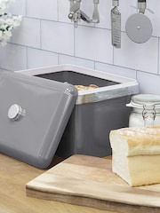 Swan Grey Retro Bread Bin - Image 5 of 7