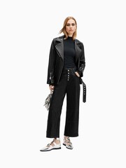 AllSaints Blue Rina Long Sleeve Roll Neck T-Shirt - Image 3 of 6