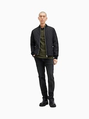 AllSaints Green Reform Short Sleeve Polo Shirt - Image 3 of 6