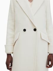 AllSaints White Mabel Coat - Image 2 of 9