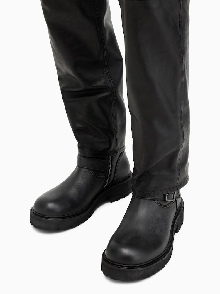 AllSaints Black Tait Boots - Image 1 of 6 AllSaints Black Tait Boots - Image 1 of 6
