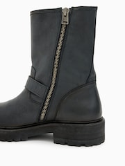 AllSaints Black Tait Boots - Image 6 of 6