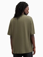 AllSaints Green Bones Short Sleeve Crew T-Shirt - Image 2 of 8