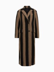 AllSaints Black James Stripe Coat - Image 7 of 7