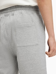 AllSaints Grey Underground 100% Cotton Sweat Shorts - Image 5 of 9