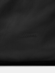 AllSaints Black 100% Cotton Mars Leather Backpack - Image 7 of 8