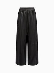 AllSaints Black Aspen Trousers - Image 7 of 7