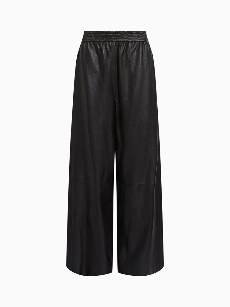AllSaints Black Aspen Trousers - Image 7 of 7