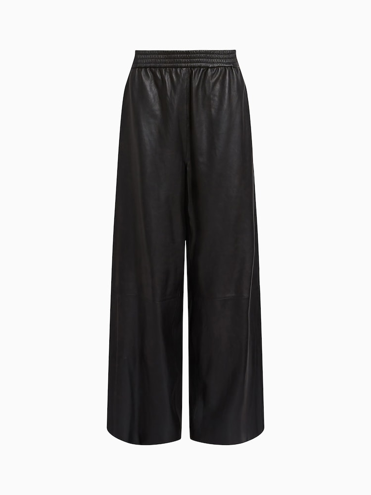 AllSaints Black Aspen Trousers - Image 7 of 7 AllSaints Black Aspen Trousers - Image 7 of 7