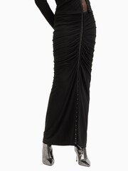 AllSaints Black Cadell Skirt - Image 3 of 8