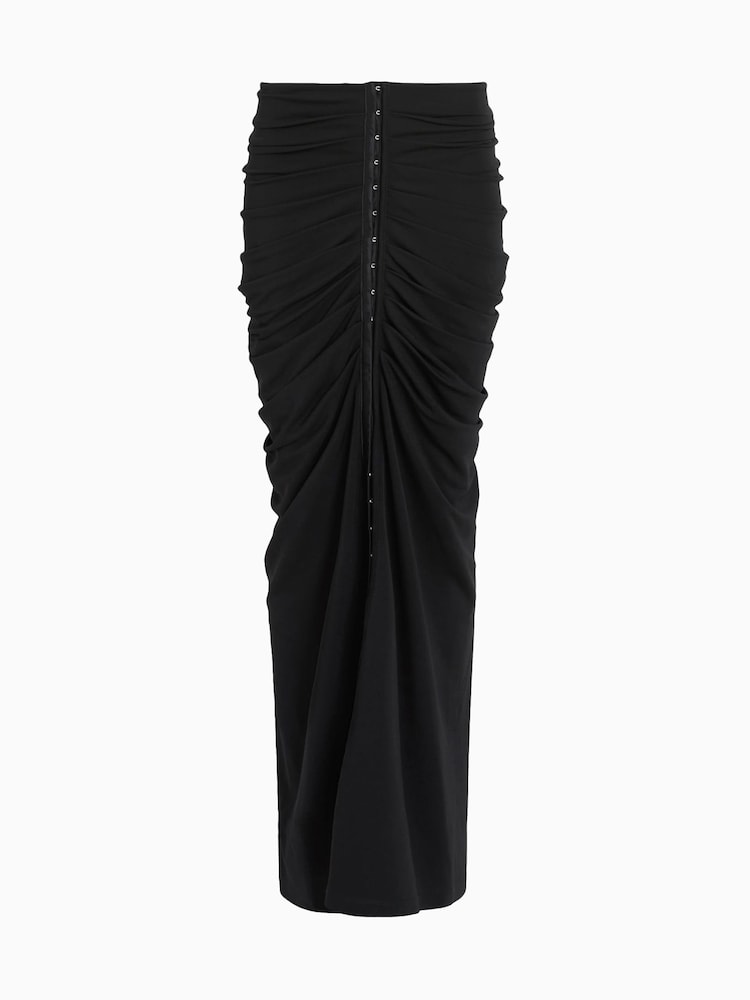 AllSaints Black Cadell Skirt - Image 8 of 8