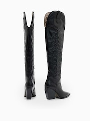AllSaints Black Roxanne Boots - Image 5 of 7