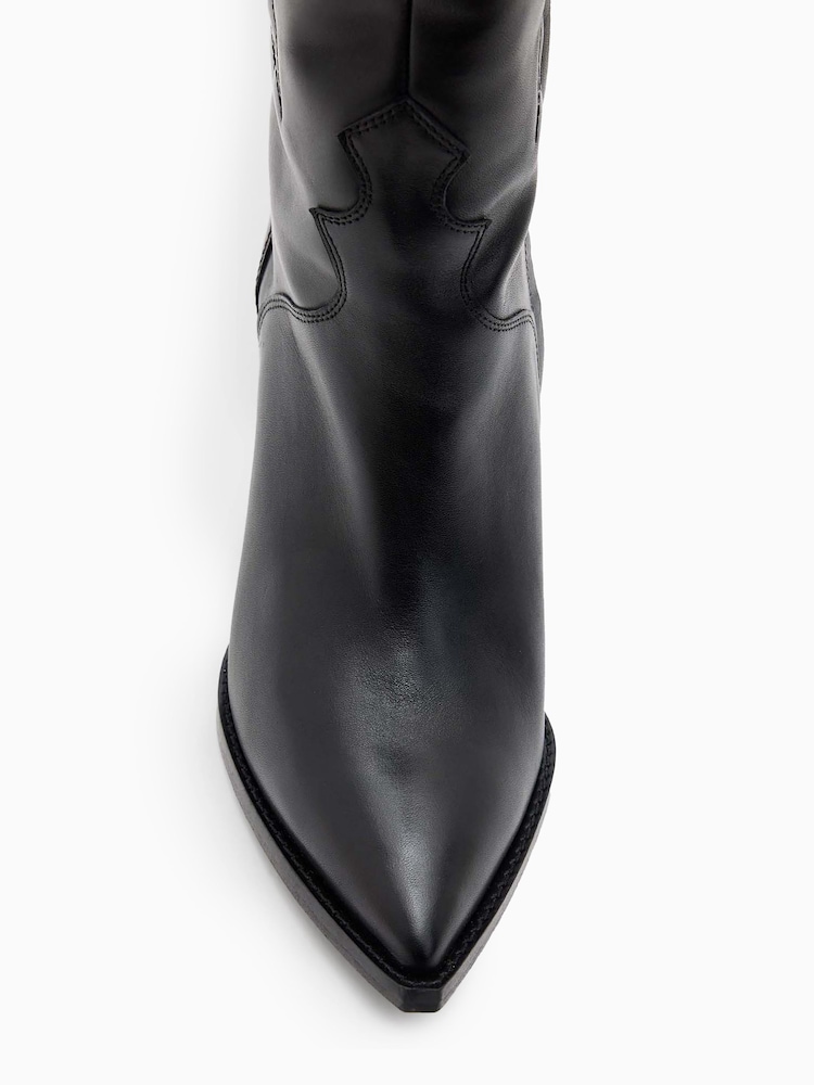 AllSaints Black Roxanne Boots - Image 7 of 7