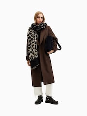 AllSaints Brown Mabel Coat - Image 3 of 8