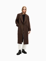 AllSaints Brown Mabel Coat - Image 4 of 8
