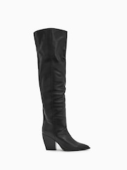 AllSaints Black Reina Boots - Image 1 of 7
