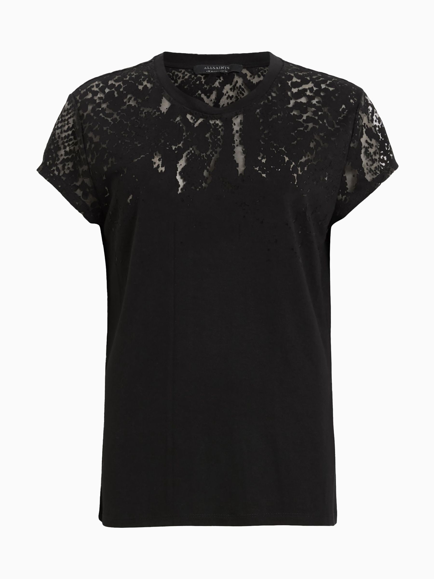 Buy AllSaints Black Anna Snake Print T-Shirt from Next USA