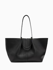 AllSaints Black Allington Tote Bag - Image 1 of 7