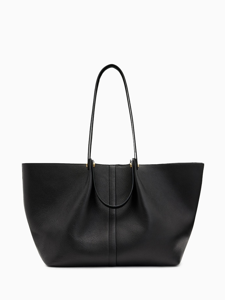 AllSaints Black Allington Tote Bag - Image 1 of 7