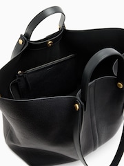 AllSaints Black Allington Tote Bag - Image 2 of 7