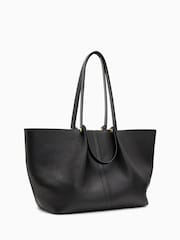 AllSaints Black Allington Tote Bag - Image 3 of 7