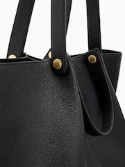 AllSaints Black Allington Tote Bag - Image 4 of 7