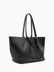 AllSaints Black Allington Tote Bag - Image 6 of 7