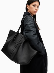 AllSaints Black Allington Tote Bag - Image 7 of 7