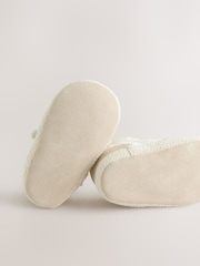 Neutral Embroidery Baby Trainers (0-24mths) - Image 5 of 5