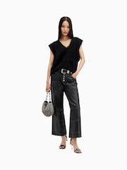 AllSaints Black Tay Carpenter Jeans - Image 1 of 8