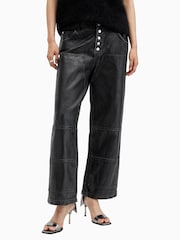 AllSaints Black Tay Carpenter Jeans - Image 2 of 8