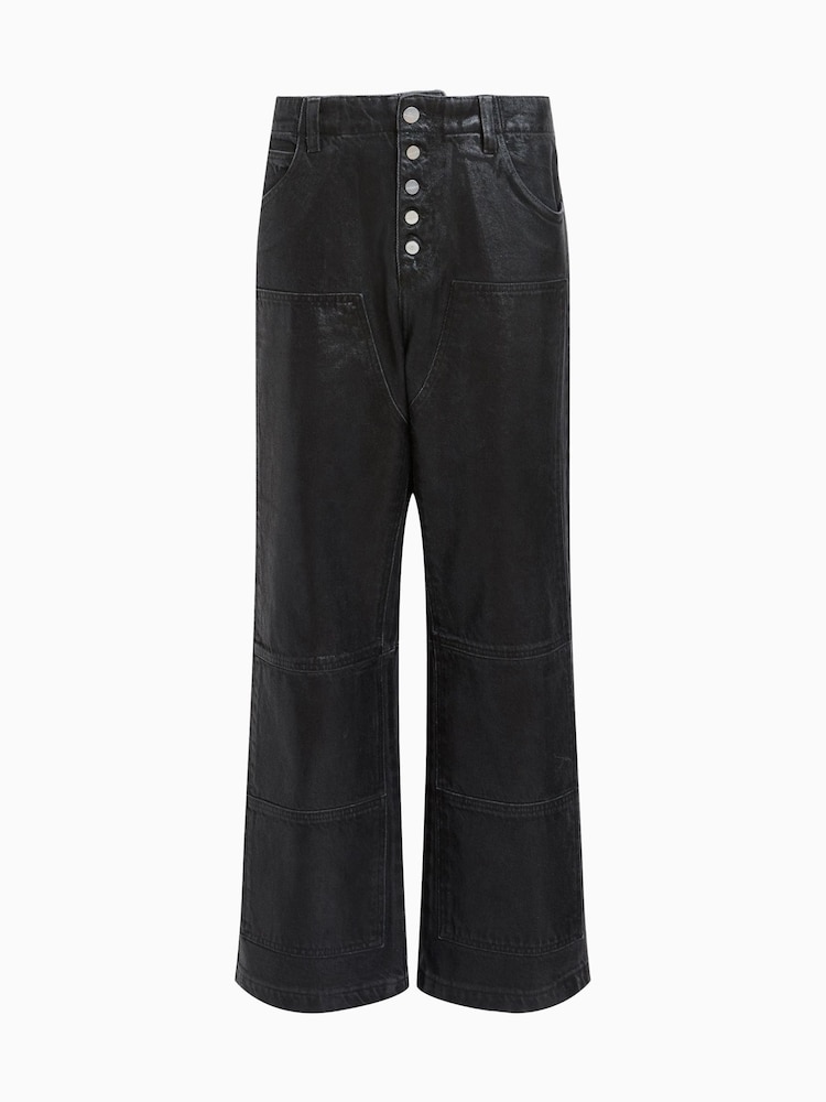 AllSaints Black Tay Carpenter Jeans - Image 8 of 8