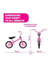 Chicco Pink Arrow Balance Bike - Image 2 of 4