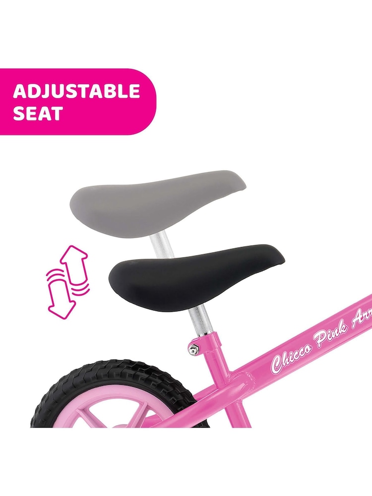 Chicco Pink Arrow Balance Bike - Image 4 of 4