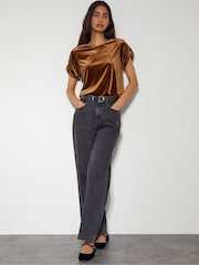 Monsoon Natural Viv Velvet T-Shirt - Image 1 of 4